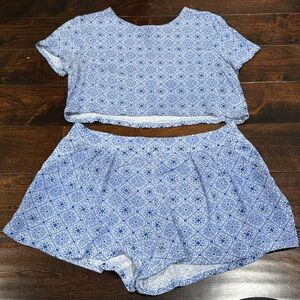 Rumer Top and Short set.
